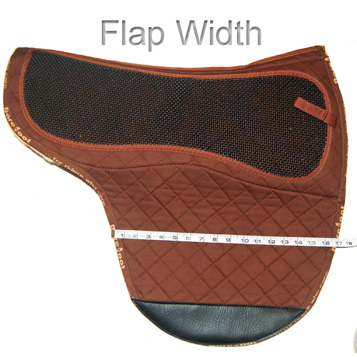 How To Measure Saddle Pad - Flap Width