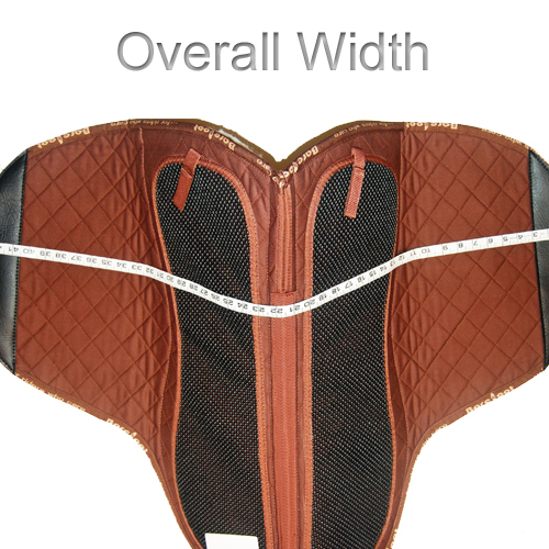 How To Measure Saddle Pad - Width