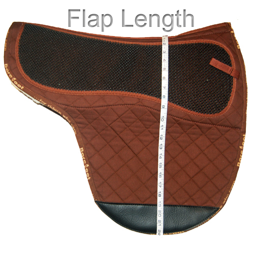 How To Measure Saddle Pad - Flap Length
