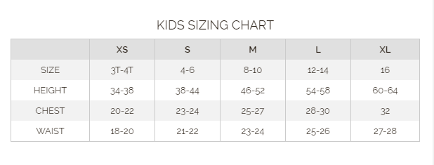 Kerrits Size Chart