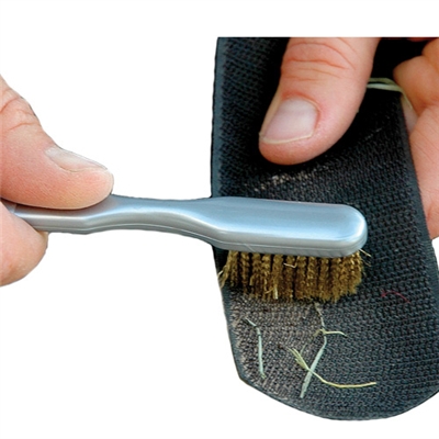 Hook-And-Loop Velcro Cleaning Brush by Cashel